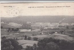 Cp , MILITARIA , CAMP DE LA COURTINE , Baraquements Des Officiers Et 1ère Brigade - Barracks