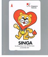 SINGAPORE -  1993 SINGA, MASCOT SEAGAMES            - USED -   RIF. 10408 - Spelletjes