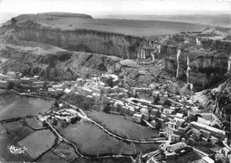 12-ROQUEFORT- VUE PANORAMIQUE AERIENNE LE BOURG ET LES ROCHERS - Roquefort