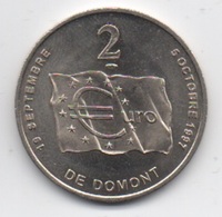 2 €URO De Domont : 19 Septembre - 5 Octobre 1997 : Monnaie De Paris : Domont A 900 Ans 1098-1998 - Euros De Las Ciudades