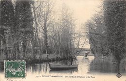 28-NOGENT-LE-ROTROU- LES BORDS DE L'HUISNE ET LE PONT - Nogent Le Rotrou