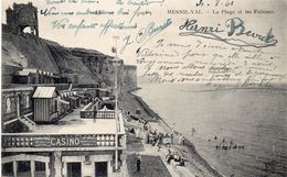 Delcampe - MESNIL VAL - La Plage Et Les Falaises - Mesnil-Val