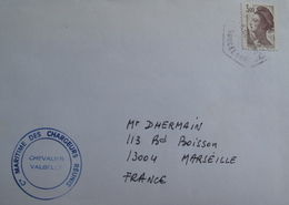 LOT A6 - ✉ - CIE MARITIME DES CHARGEURS REUNIS - PAQUEBOT " CHEVALIER VALBELLE " - CàD : AVION BARCELONA - Maritime Post