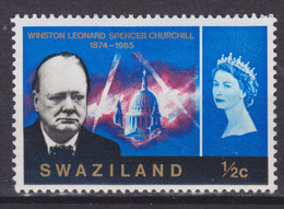 Swaziland 1962 Mi. 119      ½ C. Winston Churchill, MH* - Swasiland (...-1967)