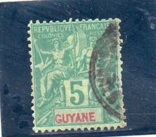 GUYANE 1892 O - Gebraucht