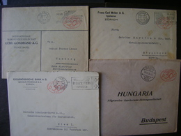 BELGIUM - 7 LETTERS SENT BETWEEN 1924 AND 1938 IN THE STATE - ...-1959