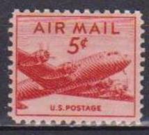 STATI UNITI D'AMERICA  1947 POSTA AEREA  AEREO DC4  SKYMASTER  UNIF. A33 MNH XF - 2b. 1941-1960 Neufs