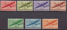 STATI UNITI D'AMERICA  1941-44  POSTA AEREA  BIMOTORE DA TRASPORTO UNIF. A25-A31 MNH XF++++++++++ - 2b. 1941-1960 Nuevos