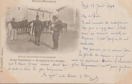 St Maixent- école Militaire D'infanterie, Avant L'équitation- Désignation Des Chevaux - Saint Maixent L'Ecole