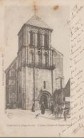 Pamproux- L'église, Clocher Et Facade Ouest - Altri Comuni