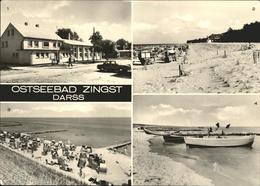 71280895 Zingst Ostseebad FDGB Erholungsheim Stranddistel Duenenhaus Boote  Zing - Zingst