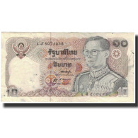 Billet, Thaïlande, 10 Baht, 1980, KM:87, TB+ - Thaïlande