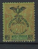Nouvelle Calédonie No 74* - Unused Stamps