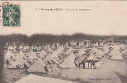 Cp , MILITARIA , CAMP De MAILLY , Un Coin U Campement - Barracks