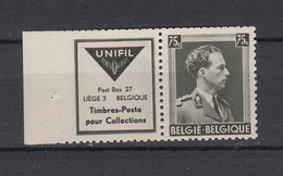 BELGIË - OPB - 1938/39 - PU 106 - MH* - Nuevos