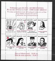 Bretagne BREIZH Bloc Privé Grands Hommes Et Femmes  Bretons Neuf * * TB= MNH VF      - Other & Unclassified