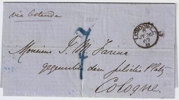 Preußen, 1867, Tax-Stp. " 7 " Von Aachen !, A106 - Cartas & Documentos