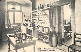 - Suisse -ref D85- Ancienne Cuisine Du Chateau De Valangin - Carte Bon Etat - - Valangin