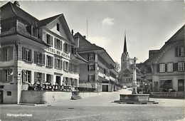 - Suisse -ref D77- Herzogenbuchsee - Hotel Du Soleil  - Carte Bon Etat - - Herzogenbuchsee