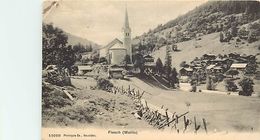 - Suisse -ref D75- Fiesch - Wallis -/ Etat - Petit Pli Coin Haut Gauche De La Carte - - Fiesch