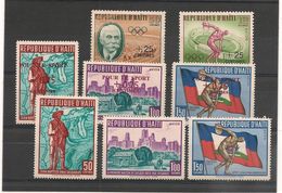 HAÏTI Années 1959/60 Jeux Panaméricains N° Y/T : P.A. N° 173/78** Et P.A. N° 206/07** - Haïti