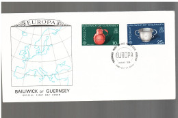 Guernsey 1976 Fdc Europa Cept - 1976
