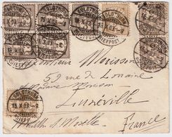Schweiz, 1903, Schöner Brief Mit 3 C. Als  Selt. 4er Block ,portogerecht !  , A120 - Covers & Documents