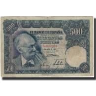 Billet, Espagne, 500 Pesetas, 1951-11-15, KM:142a, TTB - 500 Pesetas