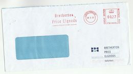 2001 GB Illus ADVERT COVER METER Stamps SLOGAN BRETHERTON PRICE ELGOODS Soliciters - Brieven En Documenten