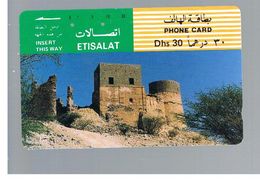 EMIRATI ARABI UNITI (UNITED ARAB EMIRATES) - 1992  AL BATHNA FORT           - USED -  RIF.  10427 - Emirati Arabi Uniti