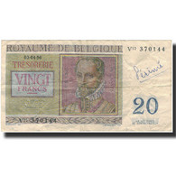 Billet, Belgique, 20 Francs, 1956-04-03, KM:132b, B+ - 20 Francs