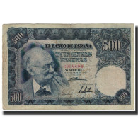 Billet, Espagne, 500 Pesetas, 1951-11-15, KM:142a, TTB - 500 Pesetas