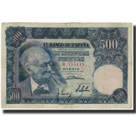 Billet, Espagne, 500 Pesetas, 1951-11-15, KM:142a, TB+ - 500 Pesetas