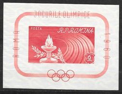 Roumanie Bloc Feuillet N°48  Jeux Olympiques De Rome  Neuf * * TB = MNH  VF     - Sommer 1960: Rom