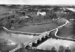 16-BOURG-CHARENTE-LE PONT DE BOURG VUE PANORAMIQUE SUR LE CHATEAU - Sonstige & Ohne Zuordnung