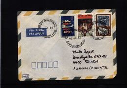 Brazil 1982 Interesting Airmail Letter - Briefe U. Dokumente