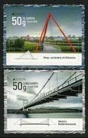 ISLANDIA/ ISLAND/ ICELAND - EUROPA 2018  "PUENTES.- BRIDGES - BRÜCKEN - PONTS" - SERIE De 2 SELLOS ADHESIVOS - 2018