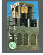 EMIRATI ARABI UNITI (UNITED ARAB EMIRATES)  -1996   NEW WIND TOWER  45 DIRHAM    - USED - RIF.  10446 - Emirati Arabi Uniti