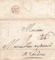 France Great Britain 1699 Entire Letter Paris To London With Bishop Mark (q184) - ...-1840 Préphilatélie