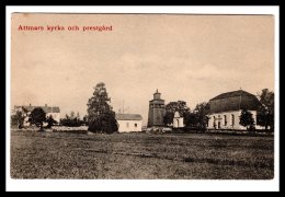 DD2860  SWEDEN ATTMARS KYRKA OCH PRESTGARD CHURCH  POSTCARD - Sweden