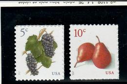 USA - 2017 - Fruit 5c+10c Stamps - Ongebruikt