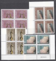 Macao Macau Chinese Period 1999 Mi#1047-1050 Mint Never Hinged Blocks Of Four - Unused Stamps