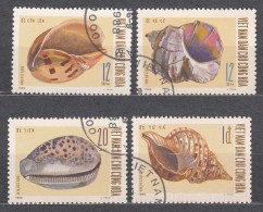 Vietnam 1970 Sea Shells Mi#610-613 Used - Vietnam