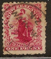 NZ 1900 1d Pmk Waikaka SG 278 U #AIP175 - Used Stamps