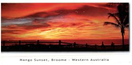 (333) Australia - (with Stamp Atg Back Of Card) - WA - Broome Sunset - Broome