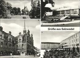 41269940 Salzwedel Burggarten HO Gaststaette Stadt Salzwedel Altstaetter Rathaus - Salzwedel