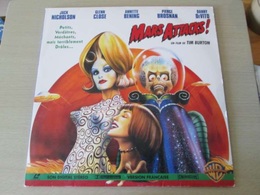 LASER DISC (format 33 Tours , Pas Un Dvd) MARS ATTACKS ! Film De TIM BURTON - Sci-Fi, Fantasy