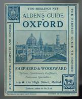 Alden's Guide To Oxford - 1947 ? - 166 Pages 15,2 X 12 Cm - Europa