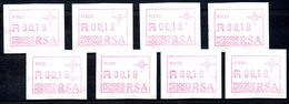 AFRIQUE DU SUD. Timbres De Distributeurs N°6 De 1988-9. - Frama Labels