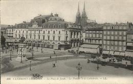 61100521 Clermont Ferrand Puy De Dome La Place De Jaude Le Theatre La Cathedrale - Aubiere